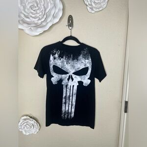 NTM: Marvel Black & White The Punisher Graphic T Shirt Sz Small